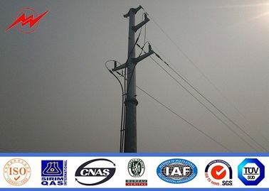 จีน Hot Dip Galvanized Utility Power Electrical Transmission Poles With Accessories ผู้ผลิต