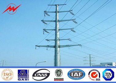 จีน 27m Galvanized Metal Power Steel Transmission Pole Iron Electric Power Poles ผู้ผลิต