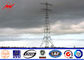 Sided Multi Sided 8m 25 KN Metal Utility Poles For Overhead Electric Power Tower ผู้ผลิต