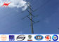 NGCP 6MM 30FT Steel Utility Pole for 69KV Power Distribution with Bitumen ผู้ผลิต
