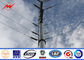 10m Commercial Light Steel Utility Pole FPR Power Transmission Line ผู้ผลิต