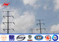 Medium Voltage Electric Telescoping Pole / Steel Transmission Pole For Overhead Line Project ผู้ผลิต